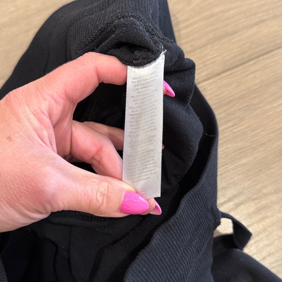 Z BY ZELLA Black High Rise Active Workout Lounge Cotton Blend Joggers Size M - Picture 9 of 11